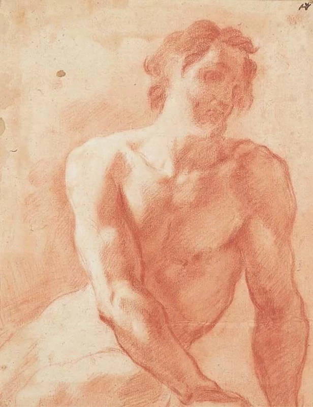 Studio di uomo seduto